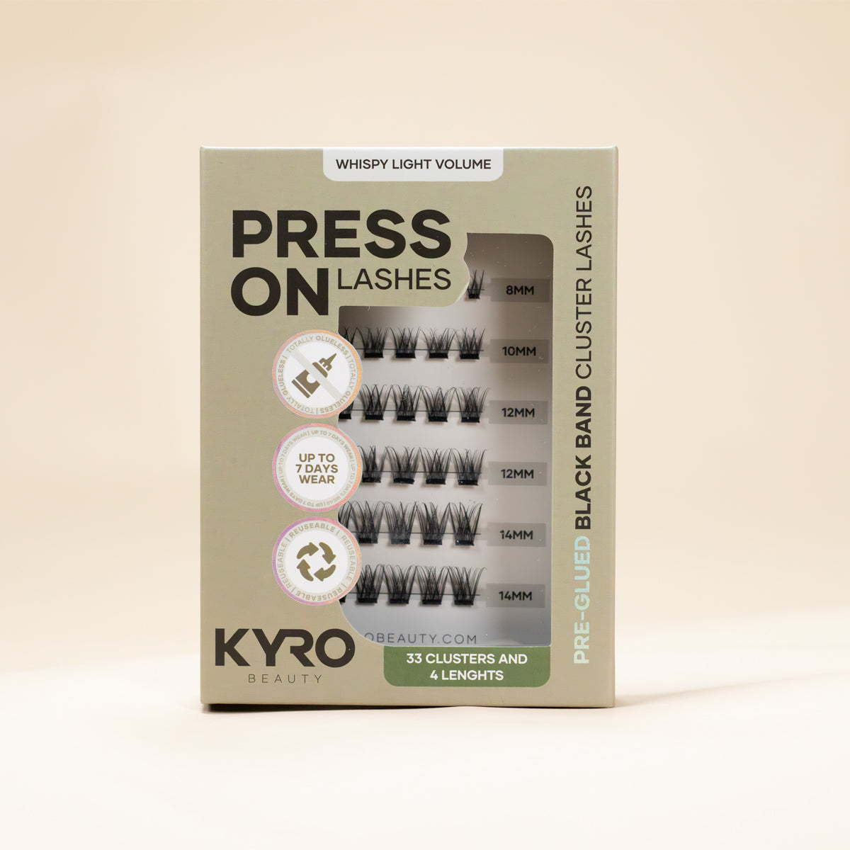 Pre-Glued Whispy Light - Press-On Lashes