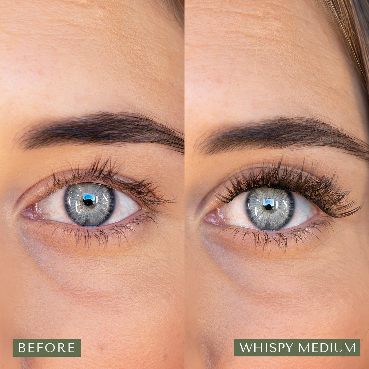Pre-Glued Whispy Medium - Press-On Lashes