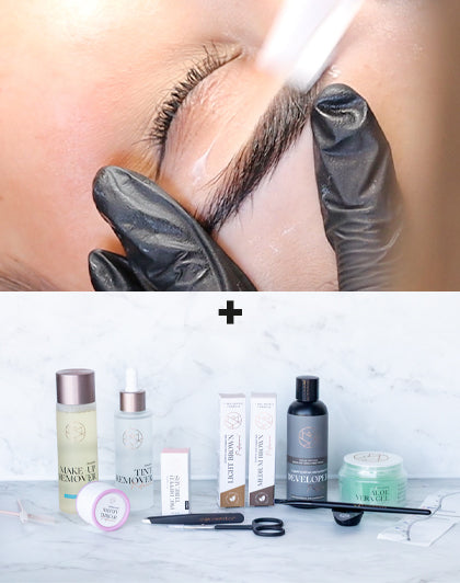 Online Training Browstyling - Mapping and waxing + Starterkit (different languages)