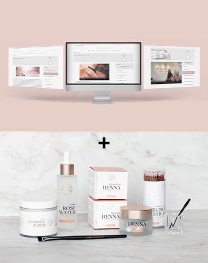 Online Training Brow Henna + Starterkit (different languages)