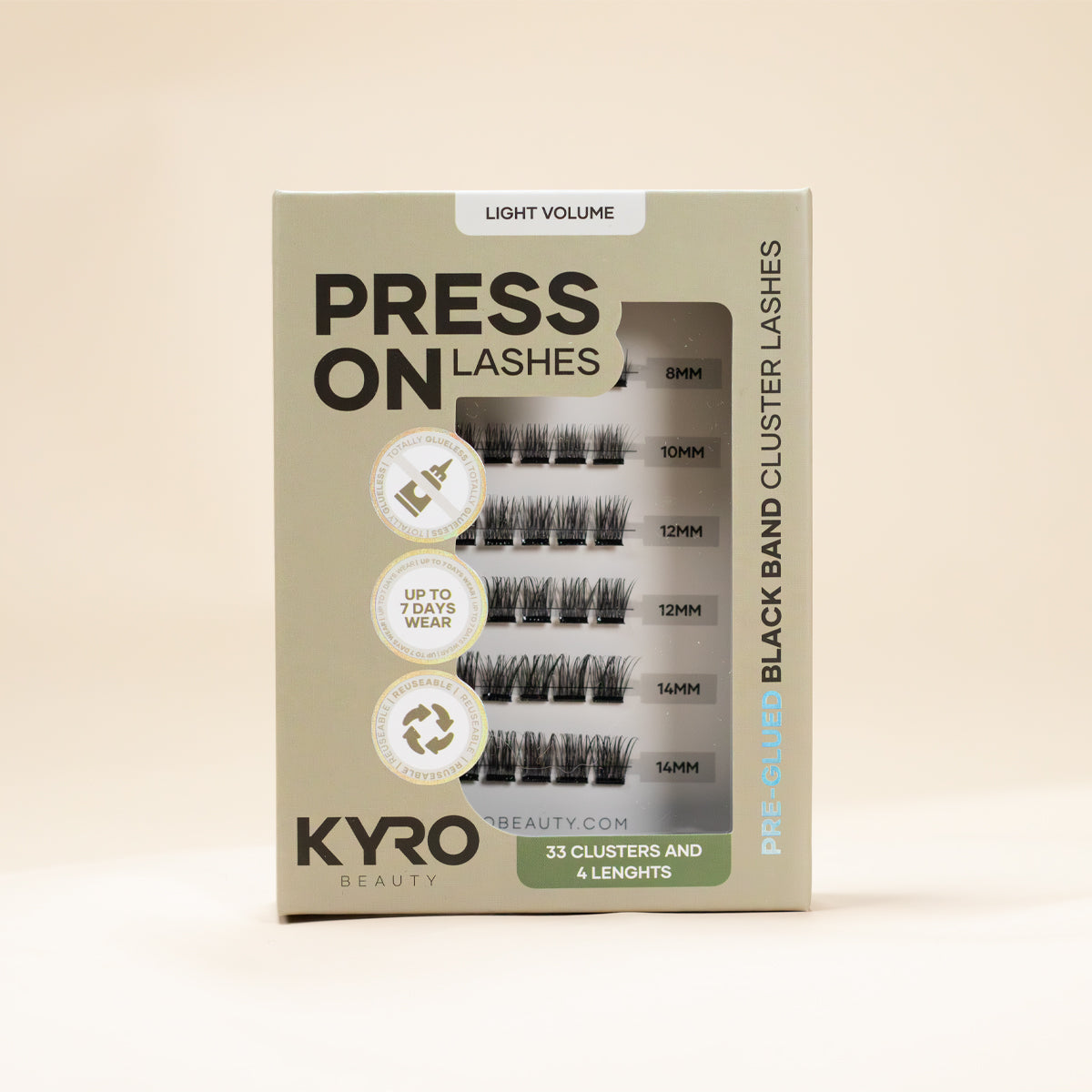 Pre-Glued Light Volume - Press-On Lashes