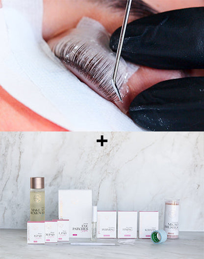 Online Training Lash Volume Lift + Starterkit (different languages)